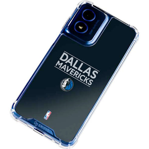 NBA Dallas Mavericks Standard - Blue Moto G 5G (2024) Clear Case